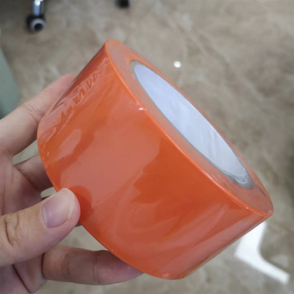 Bandă PVC portocalie pentru reparații Instalații electrice pentru construcții Rola de 50 mm 33 m de înaltă calitate