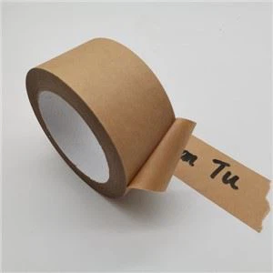 FSC writable autoadeziv Kraft bandă de hârtie pentru carton de etanșare și ambalare